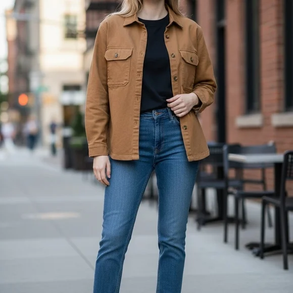 Quince Camel Jacket - Picture 1 of 4